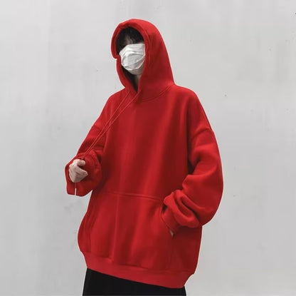 Men's Loose-fitting Pullover Hoodie