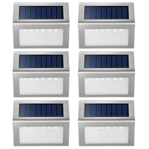 6-Pack: Solar Step Lights