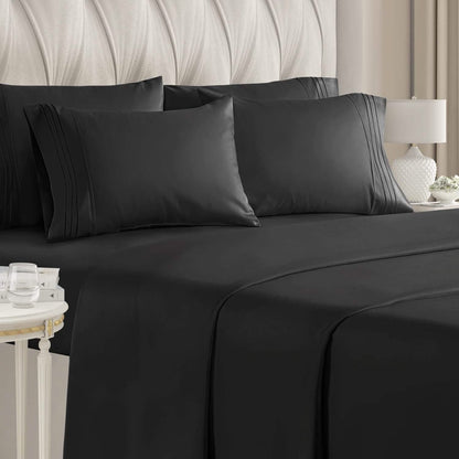6-Piece Set: Hotel Luxury Bed Sheets