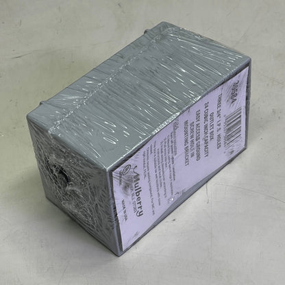 MULBERRY (10 PACK) Electrical Outlet Box, Wet Location Three 3/4" Hubs  Aluminum 30584