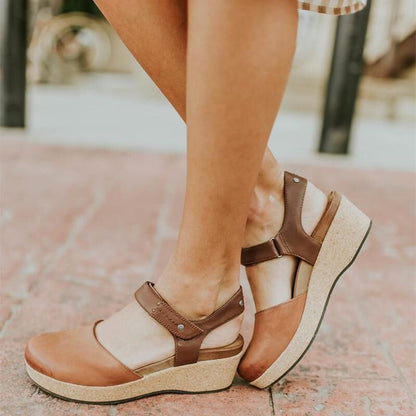 Fashionable Flat Solid-color Sandals For Women