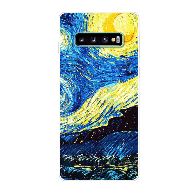 Samsung Cute Cartoon TPU Painted Phone Case