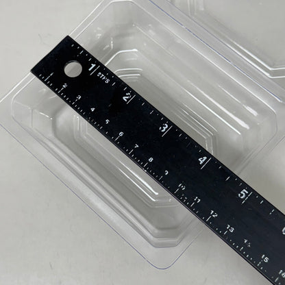 Boutonniere & Corsage Clear Plastic Box (50 Count) 4" x 3" x 3"