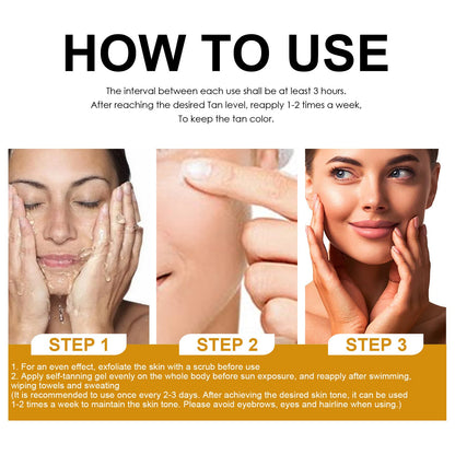 Help Black Cream, Beach Sunbathing Help Tan Skin Moisturizing Black Lotion