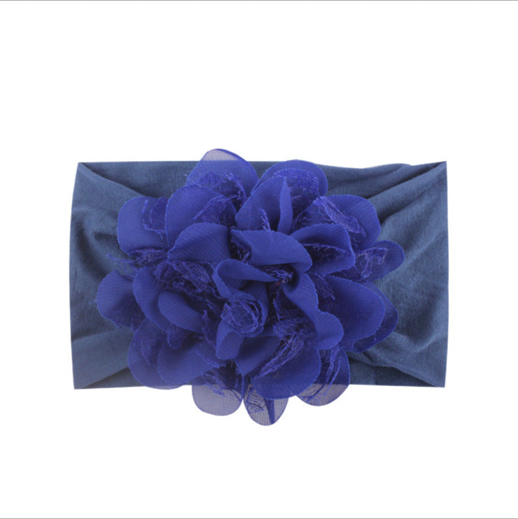 Chiffon Mesh Flower Baby Headdress Headband