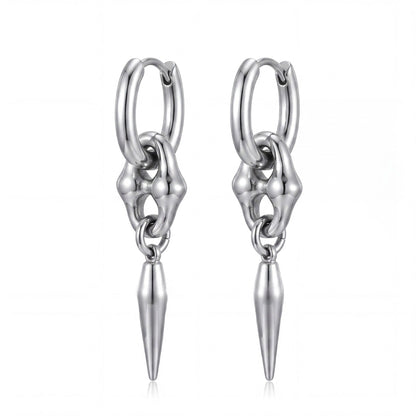 Dark Cold Style Niche Bone Joint Style Versatile Ear Clip Women