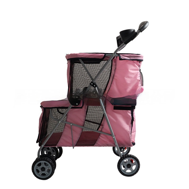 Lightweight Folding Small Pet Stroller