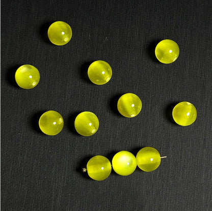 Resin Beads Cat Eye Round Beads Ornament