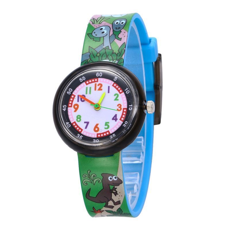 Cute Cartoon Transparent Silicone Children's Watch