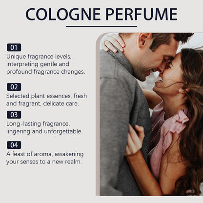 Men's Charm Cologne Eau De Toilette Cologne Spray Fresh Fragrance For A Date With A Light Fragrance Cologne