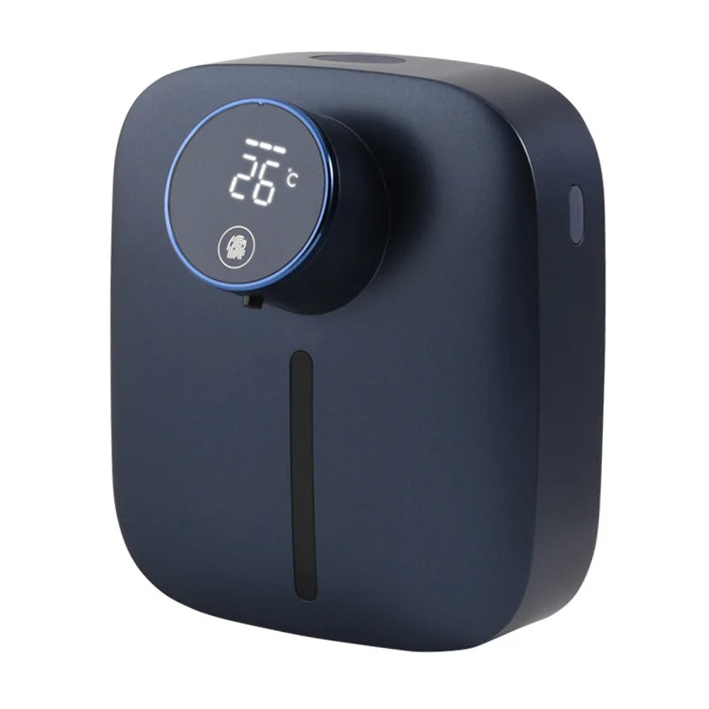 Wall-mounted Automatic Soap Dispenser Multifunctional Infrared Sensor LED Digital Display Touchless Foam USB Rechargeable