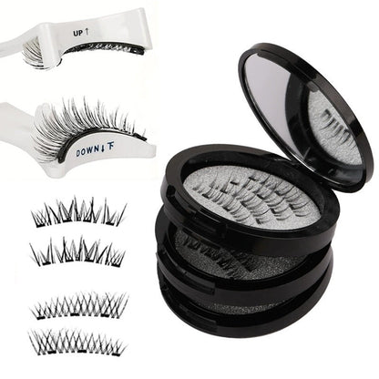 Magnetic Suction False Eyelashes Integrated Soap Holder Glue-free False Eyelashes Thick