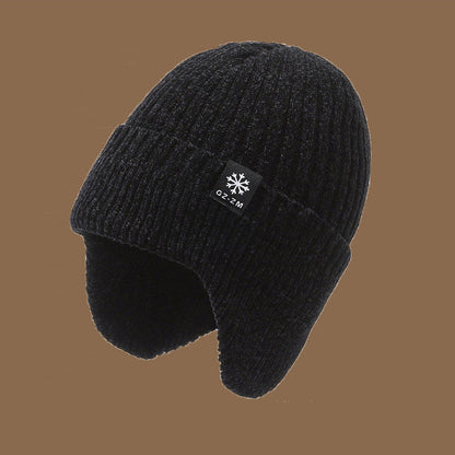 Fashion Men's Winter Fleece-lined Wool Hat