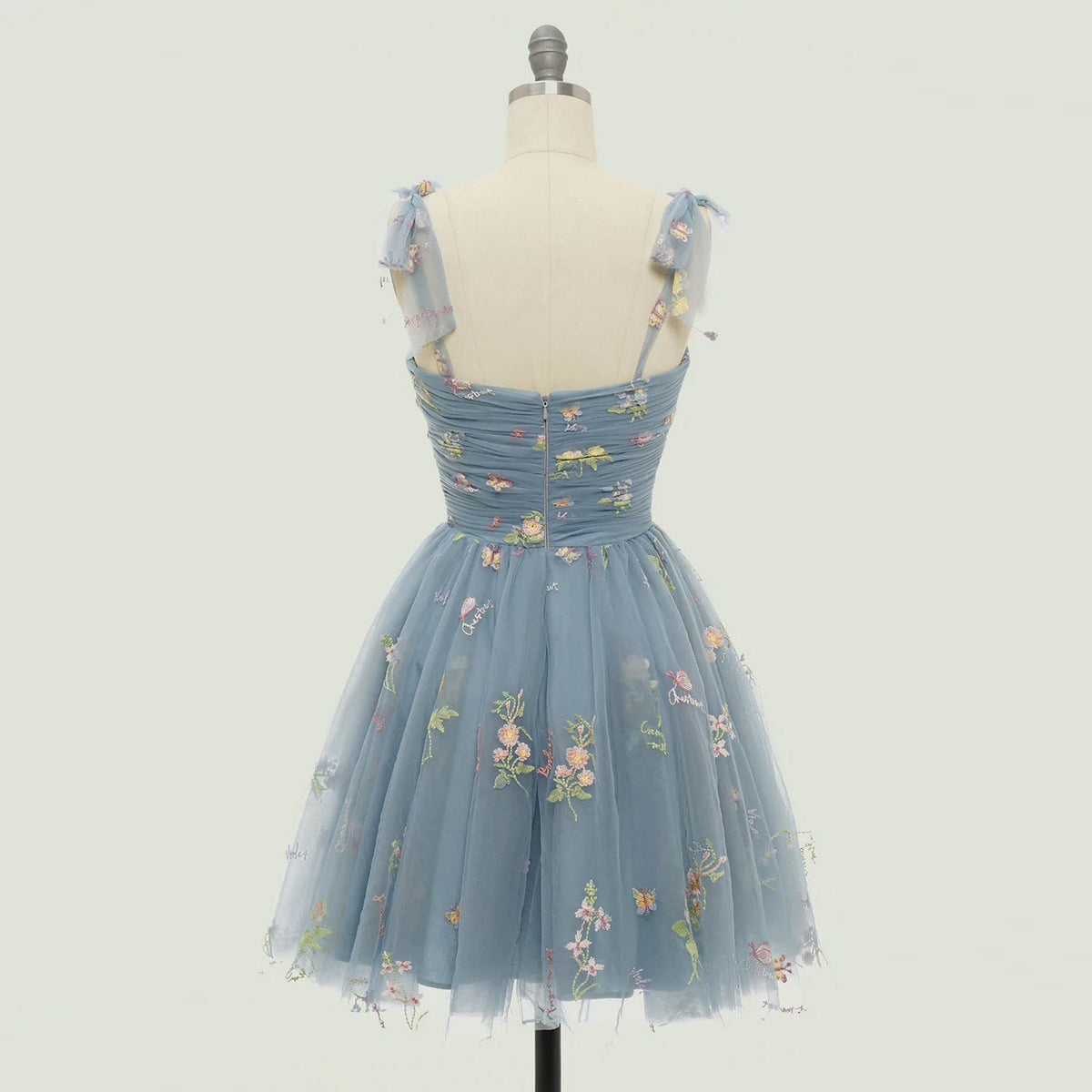 Short Cut Celebrity Floral Pendant Elf Dress