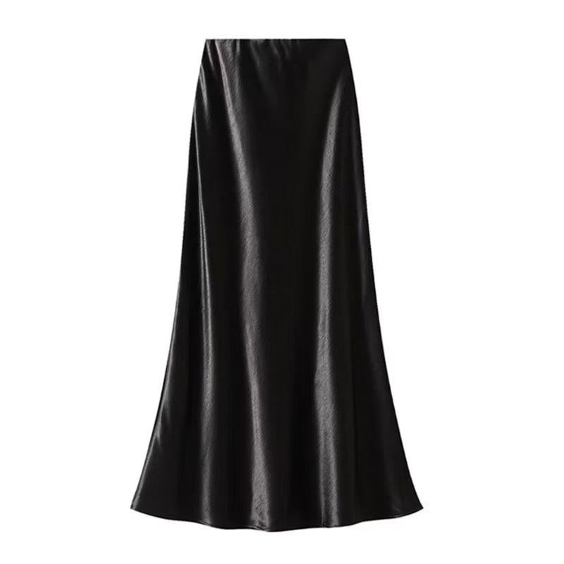 HQ Acetate Satin Skirt For Women