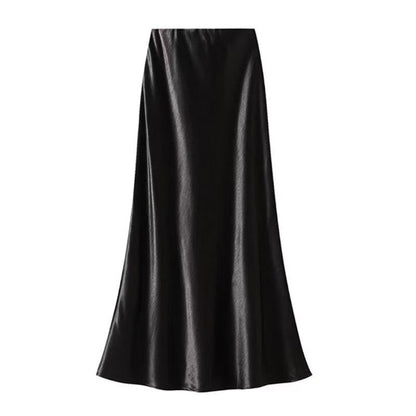 HQ Acetate Satin Skirt For Women
