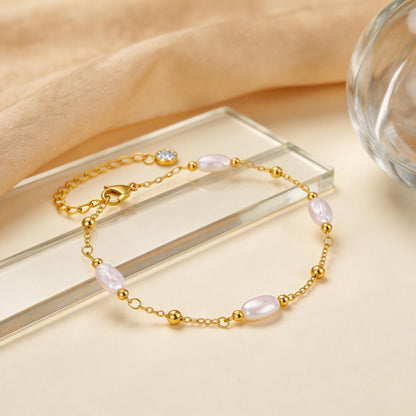 Pearl Chain Anklet Chic And Elegant For Women