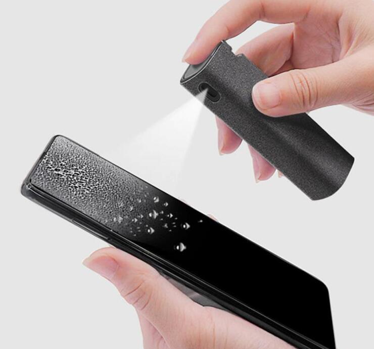 2 in 1 Phone Computer Screen Cleaner Kit Microfiber Cloth