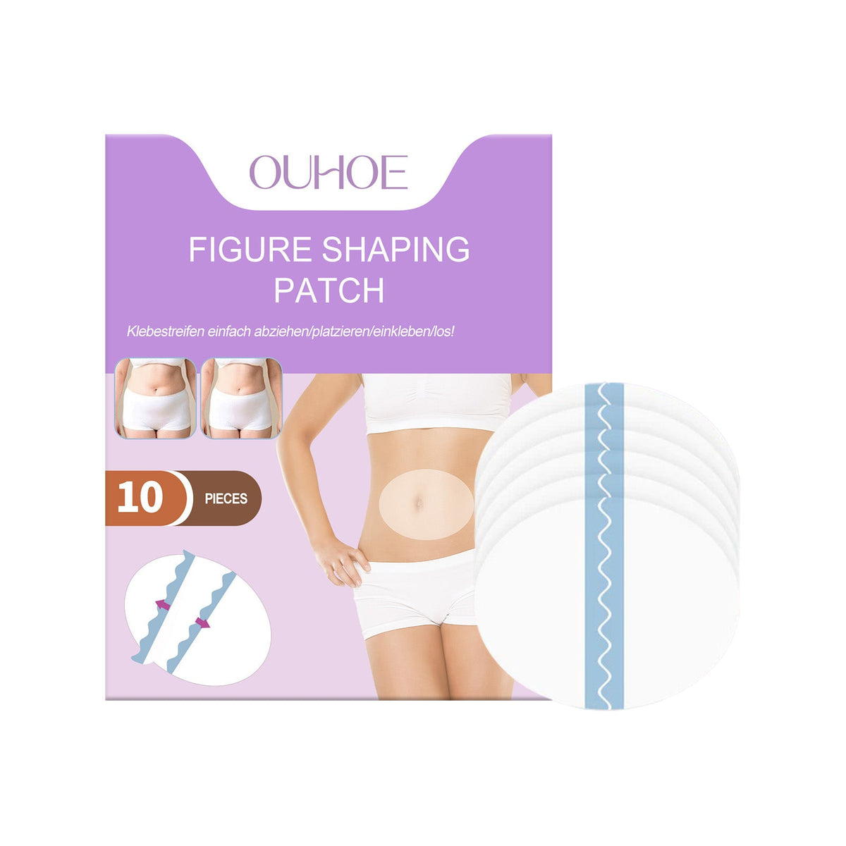 Body Navel Patch, Firm Skin Easily Enjoy Beautiful Body Posture Light Body Navel Patch