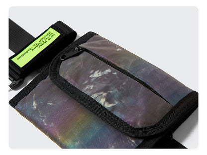 Irregular Personality Laser Reflective Crossbody Chest Bag