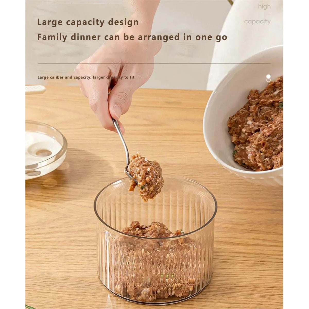 Meatball Maker Fried Meatball Presser Multi functional Household Utensil for Making Rounds Shrimp Slippery and Auxiliary Food