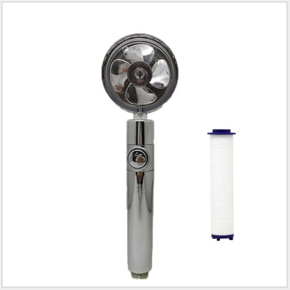 Turbo Propeller Shower Head Handheld High Pressure