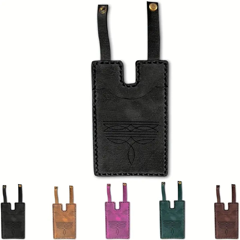 Western Boot Coin Purse Wallet