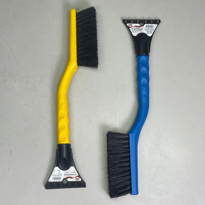 MALLORY (2-PACK) SnoWEEvel Snowbrush 16" Blue & Yellow S18-518