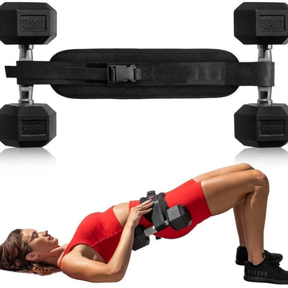 Hip bridge weight-bearing belt hip push hip training belt