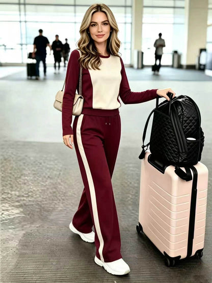Women's New Long Pants Sporty Casual Set
