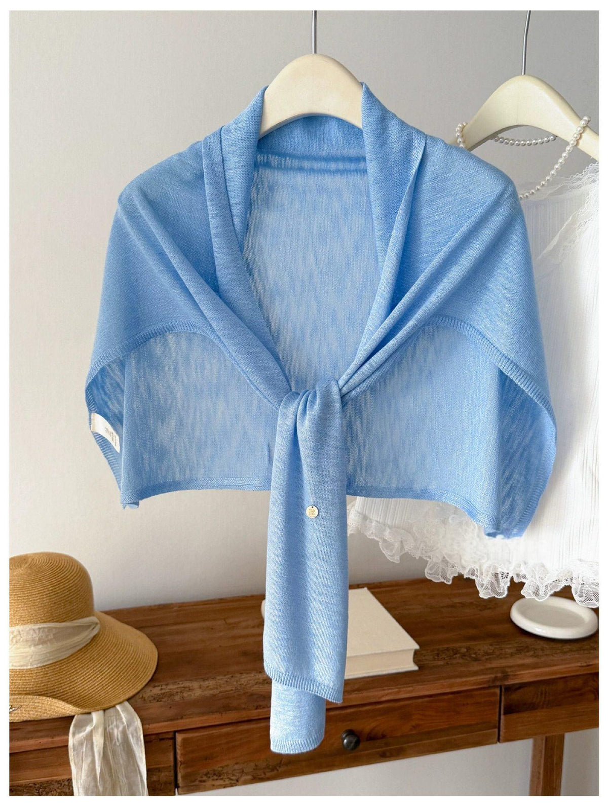 Bamboo-Section Linen Viscose Slimming Cape For Women
