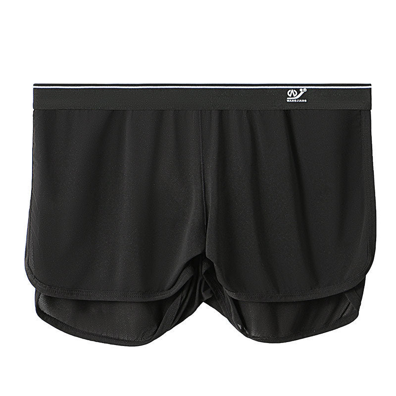 Ice Silk Mesh Pajama Pants Quick-drying Sports Fitness Hip Lifting Men's Shorts