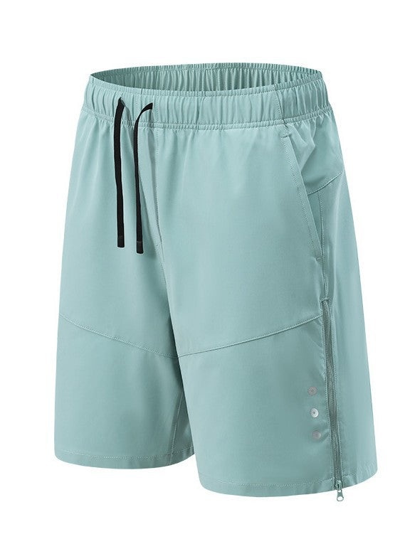 Men Solid Color Loose Fit Five Inch Athletic Shorts Summer Quick Dry Running Training Marathon Casual Workout Shorts