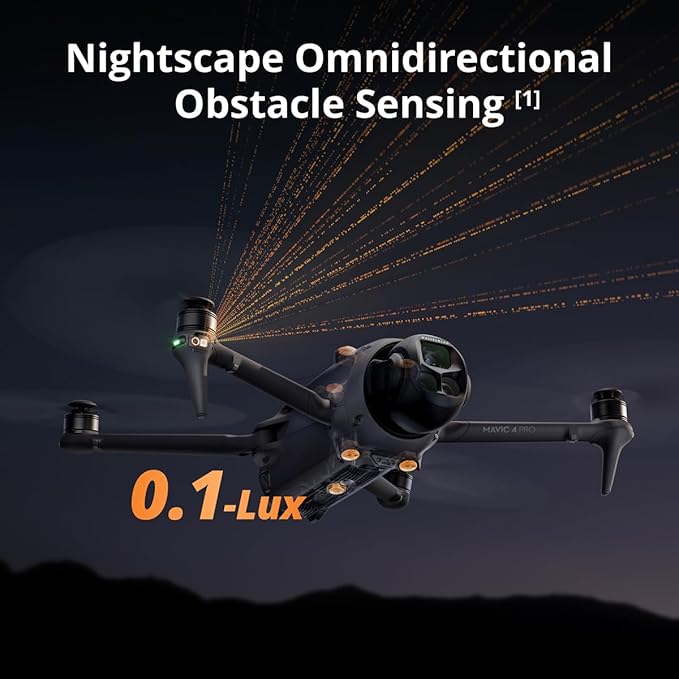 DJI Mavic 4 Pro Drone with DJI RC 2, Flagship Tri-Camera Drone with 100MP 4/3 CMOS Hasselblad Camera, for Professionals, 30km/18.6mi Video Transmission, 51-Min Max Flight Time