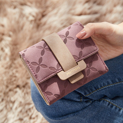 Folding coin purse
