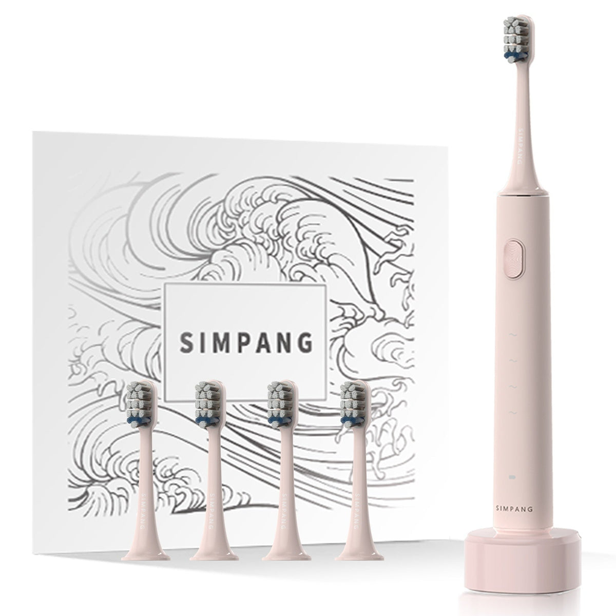 Smart Sonic Electric Toothbrush Soft Bristles Wireless Charging Adult Gift Box