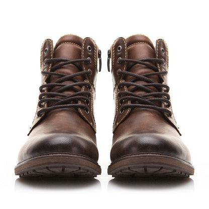 winter men warm shoes martin boots snow boots