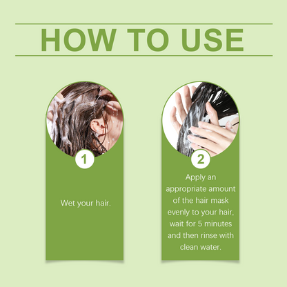 Nourishing Hair Mask Moisturizes And Moisturizes Hair, Fluffy, Soft, And Glossy Hair Mask
