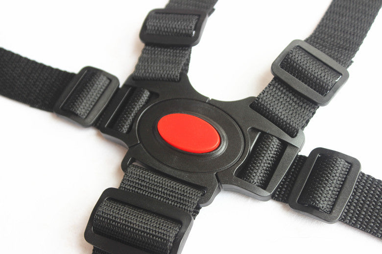 5-point Safety Belt 3-point Fixing Band Children's Dining Chair Accessories Baby Stroller Safety Belt Seat Strap