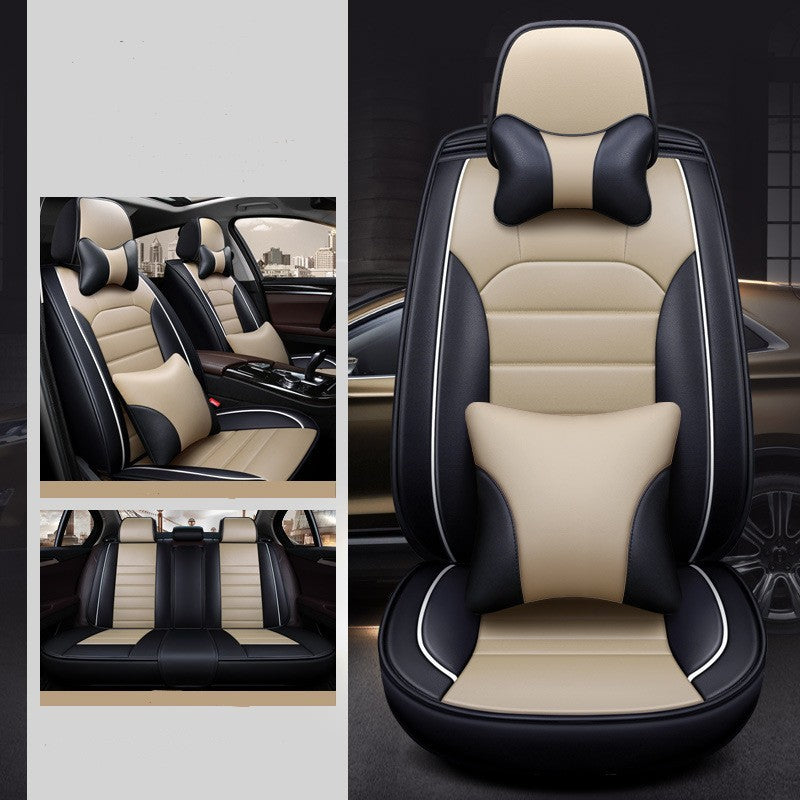 Universal All-Season Leather Seat Cushion