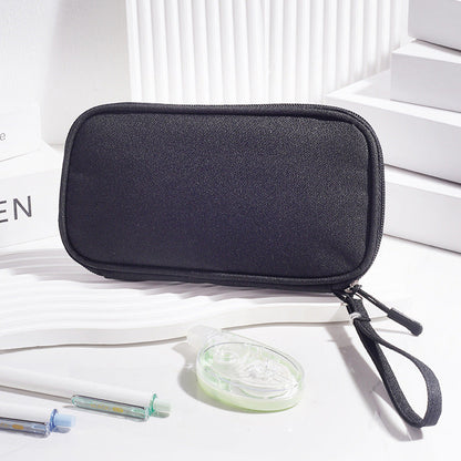 Multi - Functional Digital Accessories Organizer with Multiple - Layer Data Cable Pouch, Dust - proof Headphone Bag and Power Bank Pocket