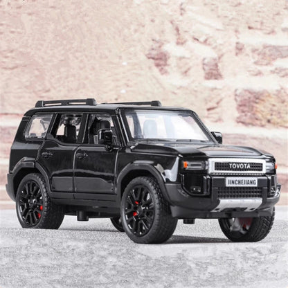 1: 32 Prado car model alloy sound and light simulation SUV domineering off-road vehicle boy toy car decoration