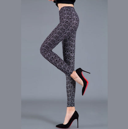 Fashion Women's Printed Stretch Legging Trousers