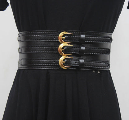 Belt Belt Dual-use Wide Ladies Decoration All-match Coat Suit Skirt Sweater