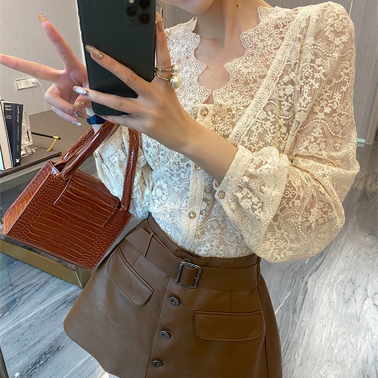 Blouses Women Classy Temperament Elegant Korean Fashion Clothing