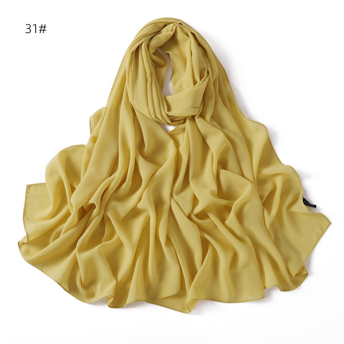 Soft Draping Solid-color Scarf For Women