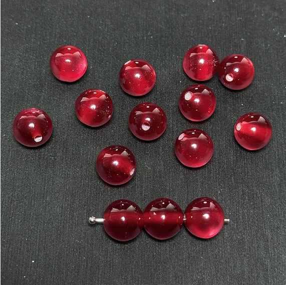 Resin Beads Cat Eye Round Beads Ornament