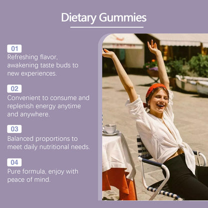 Dietary Gummies, Vitamin Supplement To Improve Immunity Apple Cider Vinegar Fudge