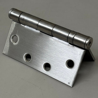 HAGER (3 PACK) Full Mortise Hinge 5 Knuckle Stainless Steel BB1191 Series 4.5"