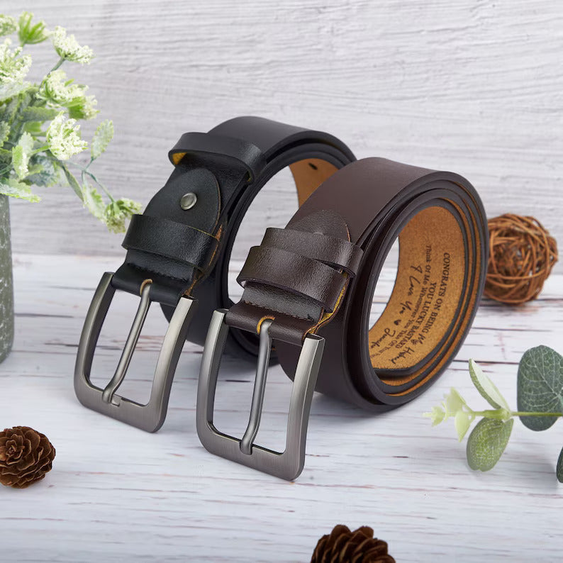 Father's Day Retro Men's Needle Buckle Belt